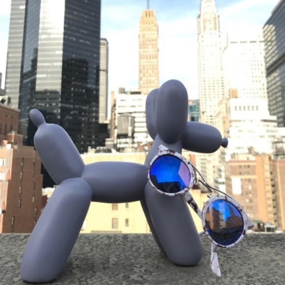 Anthro Everest Marbled Aviator Sunglasses - Picture 5 of 7